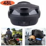 AKE 48L Motorcycle Tail Storage Luggage Topbox Case Taillight Waterproof Luggage Helmet Storage Box Universal