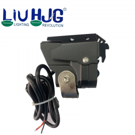 LIU HJG External Four 4 LED 4X4 Lens 3in1 Fog Light 120W Devil Eye Red White Yellow Laser Wide Metal Aluminium Body light with Voltage Controller Kit For Motorcycle Jeep Car