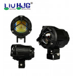 LIU HJG Mercedes Grill Shape D1 Projector Lens With Heavy Duty LED Light White Yellow Metal Body Motorcycle Jeep Outdoor