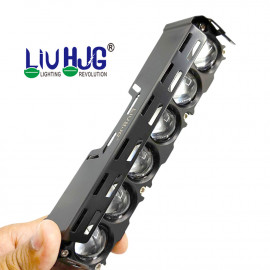 Liu HJG S4 25w, S5 30w, S6 40w Led Lens High Quality Waterproof Motorcycle Dual Color White Yellow Metal Body Fog Light Motorcycle Car