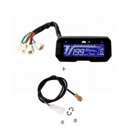 Universal Motorcycle Z1 Digital Meter LCD Speedometer Trip RPM Fuel Gauge Clock High Quality with accessories
