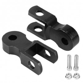 AKE - 2-PCS Motorcycle Rear Shock Height Extension Risers | Aluminum Alloy Suspension Extender for Motorbikes, Scooty & Scooters | Enhanced Ride Height & Stability