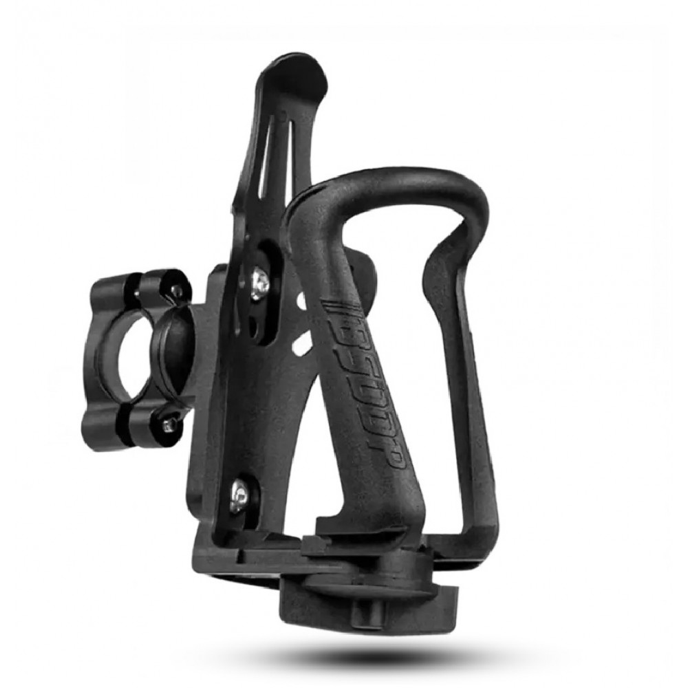AKE - Universal 360° Rotatable Motorcycle Cup Holder  Anti-Shake Water Bottle Mount for Handlebars & Crash Bars  Durable Nylon Mount for MTB, Touring & Commuter Bikes