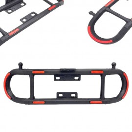 AKE - Premium 16 Gauge ABS Coated Motorcycle Crash Guard / Leg Guard / Safe Guard For Yamaha YBR 125, YBR-G, YBZ, Suzuki GS150, GS150SE, GR150, GD110, Honda Pridor 100 | Universal Bike Leg Protection Heavy Duty Frame Slider