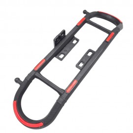 AKE - Premium 16 Gauge ABS Coated Motorcycle Crash Guard / Leg Guard / Safe Guard For Yamaha YBR 125, YBR-G, YBZ, Suzuki GS150, GS150SE, GR150, GD110, Honda Pridor 100 | Universal Bike Leg Protection Heavy Duty Frame Slider