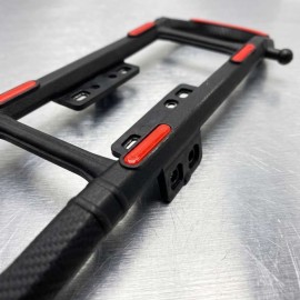 AKE - Premium 16 Gauge ABS Coated Motorcycle Crash Guard / Leg Guard / Safe Guard For Yamaha YBR 125, YBR-G, YBZ, Suzuki GS150, GS150SE, GR150, GD110, Honda Pridor 100 | Universal Bike Leg Protection Heavy Duty Frame Slider