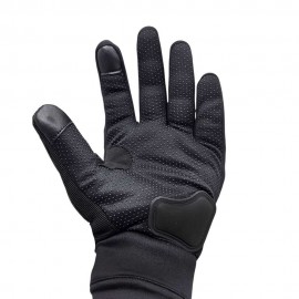 BSDDP Tactical Motorcycle Racing Gloves Mobile Friendly Bike Gloves MCS-42 Hard Knuckle Protection & Breathable Leather Summer Winter Gloves with reflectors Black