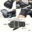 BSDDP Tactical Motorcycle Racing Gloves Mobile Friendly Bike Gloves MCS-42 Hard Knuckle Protection & Breathable Leather Summer Winter Gloves with reflectors Black