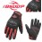 BSDDP Tactical Motorcycle Racing Gloves Mobile Friendly Bike Gloves MCS-23 Hard Knuckle Protection & Breathable Leather Summer Winter Gloves with reflectors Black RED Grey Blue