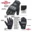 COMBO - Pack of 2 (Gloves + Mask ) BSDDP Tactical Motorcycle Racing Gloves Mobile Friendly Bike Gloves MCS-23 Hard Knuckle Protection & Breathable Leather Summer Winter Gloves with reflectors Black RED Grey Blue