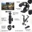 Motorcycle Handlebar Mount 360 Rotation Angle Adjustable for Action Sports cam GoPro Hero Motorbike Multi Function Super Clamp for Cycling Panoramic Video