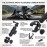 Motorcycle Handlebar Mount 360 Rotation Angle Adjustable for Action Sports cam GoPro Hero Motorbike Multi Function Super Clamp for Cycling Panoramic Video