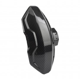 AKE - Universal Adjustable Motorcycle Rear Fender | Carbon Fiber Texture Mudguard with Aluminum Alloy Bracket | Splash Protection for 125cc-600cc Bikes & Scooters