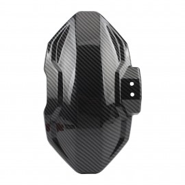 AKE - Universal Adjustable Motorcycle Rear Fender | Carbon Fiber Texture Mudguard with Aluminum Alloy Bracket | Splash Protection for 125cc-600cc Bikes & Scooters
