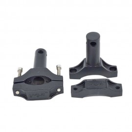 AKE - HJG 2PC Universal Heavy-Duty LED Fog Light Mount Brackets & Crash Bar Clamps for Motorcycles Clamp Brackets Adjustable Spotlight Mount Holder support for Cafe Racers Bikes model J-S05