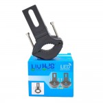 AKE - HJG 2PC Universal Heavy-Duty LED Fog Light Mount Brackets & Crash Bar Clamps for Motorcycles Clamp Brackets Adjustable Spotlight Mount Holder support for Cafe Racers Bikes model J-S08