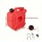 AKE - 5L Portable Jerry Can Fuel Bottle | Lockable Extra Reserve Petrol & Diesel Tank | Heavy-Duty Motorcycle Gasoline Container with Built-in Spout | Touring Fuel Bottle