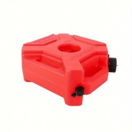 AKE - 5L Portable Jerry Can Fuel Bottle | Lockable Extra Reserve Petrol & Diesel Tank | Heavy-Duty Motorcycle Gasoline Container with Built-in Spout | Touring Fuel Bottle