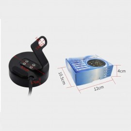 AKE - Morfayer 4 in 1 Digital LED Meter for Motorcycle – 12V Digital Clock, Air Temprature & Battery Voltmeter