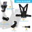 PROBIKER - Adjustable Phone Chest Mount Harness | POV Action Camera & Mobile Vlogging Strap for Cycling, Motovlogging & Hiking | Universal Anti-Shake Smartphone Holder