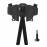 BSDDP 2nd Gen Motorcycle Helmet Chin Mount for Action Cameras – Flexible Strap Clamp Holder for GoPro Hero 12/11/10, Insta360 X3/X4/Ace Pro, DJI Action 4/Osmo Pocket 3