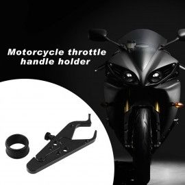 Universal Motorcycle Throttle Lock Cruise Control Assist High-Grade Aluminium Wrist Grip Retainer Touring Cruise Control
