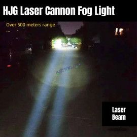 HJG Laser Cannon Fog light | 80W Dual-Colour LED Projector | 500m High Beam (2pc)
