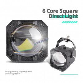 HJG Laser Cannon Fog light | 80W Dual-Colour LED Projector | 500m High Beam (2pc)