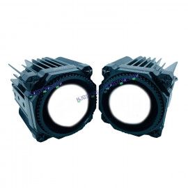 HJG Laser Cannon Fog light | 80W Dual-Colour LED Projector | 500m High Beam (2pc)