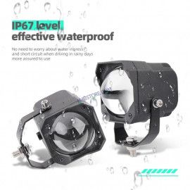 HJG Laser Cannon Fog light | 80W Dual-Colour LED Projector | 500m High Beam (2pc)
