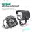 HJG Laser Cannon Fog light | 80W Dual-Colour LED Projector | 500m High Beam (2pc)