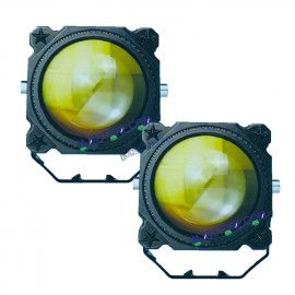 HJG Laser Cannon Fog light | 80W Dual-Colour LED Projector | 500m High Beam (2pc)