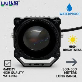 HJG Laser Cannon Fog light | 80W Dual-Colour LED Projector | 500m High Beam (2pc)