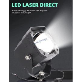 HJG Laser Cannon Fog light | 80W Dual-Colour LED Projector | 500m High Beam (2pc)