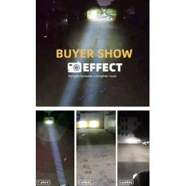 HJG Laser Cannon Fog light | 80W Dual-Colour LED Projector | 500m High Beam (2pc)