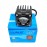 HJG 20W Square LED Motorcycle Fog Light – 4-Mode White, Yellow, Flasher & Red DRL – Full Metal Body