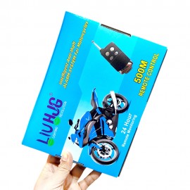 HJG-500M Universal Motorcycle Security Alarm System Remote Immobilizer & Engine Start with Antenna