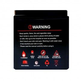 Raptor-X 12N5a-BS Dry Motorcycle Battery - 5Ah 12V for Yamaha YBR, Honda, Suzuki GD110, Self Starter Bikes