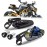 Universal 22mm CNC Aluminum Bar End Mirrors - 360° Adjustable Rearview Side Mirrors for Custom Motorcycle Modification