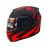 Scorpion Modular Flip-Up Motorcycle Helmet - Dual Visor Matt Finish - Red Black