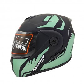 Scorpion Modular Flip-Up Motorcycle Helmet - Dual Visor Matt Finish - Olive Green Black