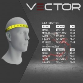 Vector VT 260 Modular Flip-Up Helmet - Dual Visor with Reflector - DOT Certified Matt Black Neon