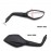 Motorcycle Rear View Mirrors KTM Duke Style Pentagon Side Mirrors Angular Bike Mirrors – Universal 10mm Thread for Street Bikes
