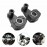 Universal 22mm CNC Aluminum Handlebar Risers - 7/8" Bar Mount Clamp Adapter for All Motorcycles & Off-Road Bikes