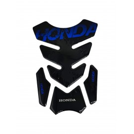 Universal Resin Motorcycle Fuel Tank Pad Protectors Tank pad - Anti-Scratch Gloss Black for Honda, Yamaha, Suzuki & Custom Bikes
