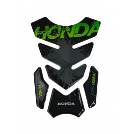 Universal Resin Motorcycle Fuel Tank Pad Protectors Tank pad - Anti-Scratch Gloss Black for Honda, Yamaha, Suzuki & Custom Bikes