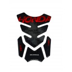 Universal Resin Motorcycle Fuel Tank Pad Protectors Tank pad - Anti-Scratch Gloss Black for Honda, Yamaha, Suzuki & Custom Bikes