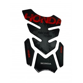 Universal Resin Motorcycle Fuel Tank Pad Protectors Tank pad - Anti-Scratch Gloss Black for Honda, Yamaha, Suzuki & Custom Bikes
