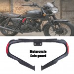 Motorcycle Chinese Crash Guard - 16 Gauge Iron with Plastic Moulded Sliders - Heavy Duty Safety Protection for Suzuki GD110 & Honda CG125 CG150