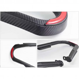 Motorcycle Chinese Crash Guard - 16 Gauge Iron with Plastic Moulded Sliders - Heavy Duty Safety Protection for Suzuki GD110 & Honda CG125 CG150